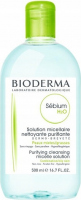 BIODERMA - Sebium H2O - Purifying Cleansing Micelle Solution - Płyn micelarny do skóry tłustej i mieszanej - 500 ml