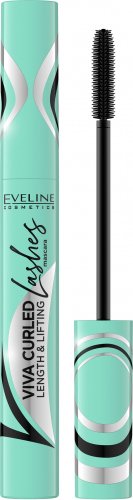 Eveline Cosmetics - VIVA CURLED LASHES - LENGTH & LIFTING MASCARA - Wydłużajaco-podkrecający tusz do rzęs - 10 ml