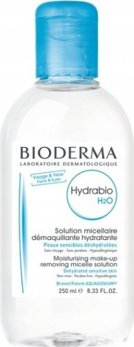 BIODERMA - Hydrabio H2O - Moisturising Make-Up Removing Micelle Solution - Nawilżający płyn micelarny do oczyszczania i demakijażu - 250 ml
