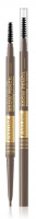 Eveline Cosmetics - Micro Precise Brow Pencil - Wodoodporna kredka do brwi ze szczoteczką - 02 SOFT BROWN - 02 SOFT BROWN