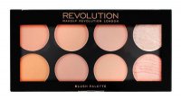 MAKEUP REVOLUTION - Ultra Blush Palette HOT SPICE - Paleta 8 róży