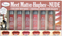 THE BALM - MEET MATT(E) HUGHES - 6 MINI LONG-LASTING LIQUID LIPSTICKS - Zestaw 6 mini matowych pomadek w płynie - NUDE
