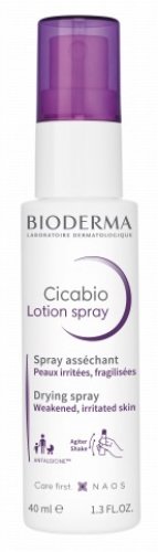 BIODERMA - Cicabio Lotion Spray - Antybakteryjny lotion w sprayu o działaniu regenerującym i osuszającym - 40 ml