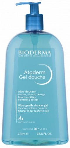 BIODERMA - Atoderm Gel Douche - Ultra Gentle Shower Gel - Delikatny żel pod prysznic i do kąpieli - Skóra sucha i normalna - 1 L