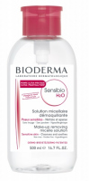 BIODERMA - Sensibio H2O - Make-up Removing Micelle Solution - Płyn micelarny do skóry z wrażliwej z dozownikiem - 500 ml