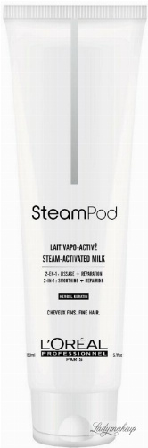 L’Oréal Professionnel - STEAMPOD STEAM-ACTIVATED MILK - Mleczko wygładzające Steampod do włosów cienkich - 150 ml