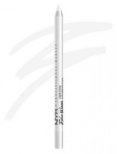 NYX Professional Makeup - Epic Wear Liner Stick - Wodoodporny eyeliner w kredce  - EWLS09 PURE WHITE