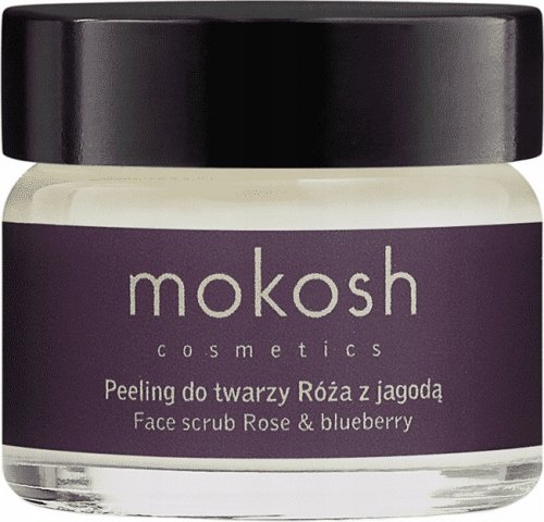 MOKOSH - Active Face Scrub - Aktywny peeling do twarzy - Róża z jagodą - 15 ml
