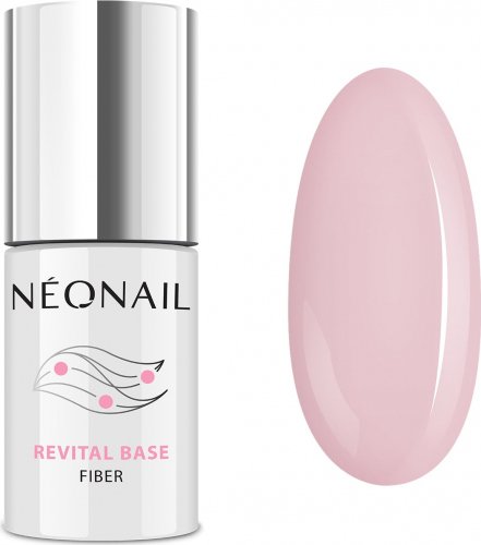 NeoNail - REVITAL BASE FIBER - Wzmacniająca baza do paznokci - 7,2 ml - 8171-7 CREAMY SPLASH