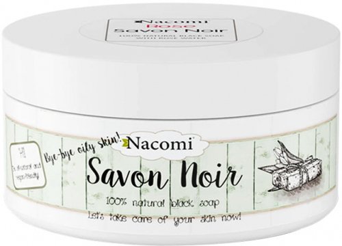 Nacomi - Savon Noir - 100% Natural Black Soap - 100% naturalne czarne mydło - 120 g