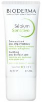 BIODERMA - Sebium Sensitive - Soothing face cream supporting the treatment of acne skin - 30 ml