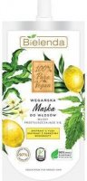 Bielenda -  100% Pure Vegan - MASK FOR GREASY HAIR - Wegańska maska do włosów przetłuszczających się z ekstraktem z yuzu - 125 ml