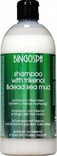 BINGOSPA - SHAMPOO WITH TRIKENOL - Shampoo with trikenol and Dead Sea mud - 500 ml