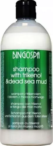 BINGOSPA - SHAMPOO WITH TRIKENOL and Dead Sea Mud - 500 ml