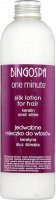 BINGOSPA - One Minute - Silk Lotion for Hair - Jedwabne mleczko do włosów z keratyną i śluzem ślimaka - 280 g
