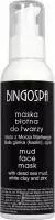 BINGOSPA - MUD FACE MASK - Maska do twarzy z błotem z Morza Martwego i białą glinką - 150 g		