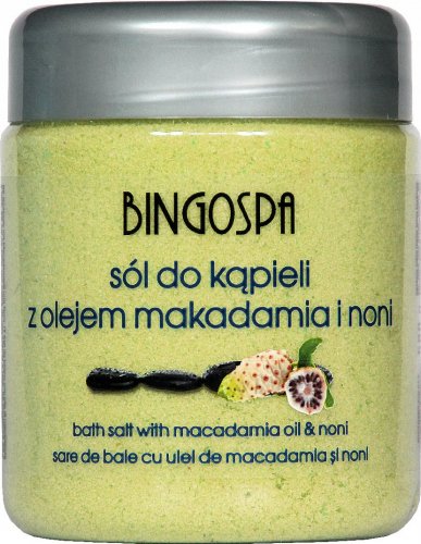 BINGOSPA - Bath Salt - Sól do kąpieli z olejem makadamia i noni - 580 g