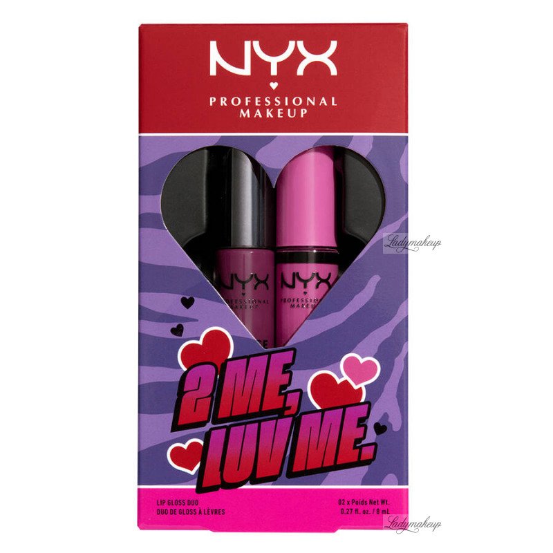 NYX Professional Makeup - 2 ME, LUV ME LIP GLOSS DUO - Set of 2 lip glosses  -02