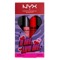 NYX Professional Makeup - 2 ME, LUV ME LIP GLOSS DUO - Zestaw 2 błyszczyków do ust - 01