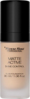 Pierre René - MATTE ACTIVE SHINE CONTROL FLUID FOUNDATION - Mattifying foundation for the face - 06 WARM IVORY  - 06 WARM IVORY 