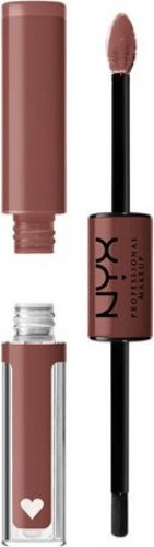 NYX Professional Makeup - SHINE LOUD HIGH PIGMENT LIP SHINE - Liquid, double-sided lipstick - 6.8 ml - BOUNDARY PUSHER
