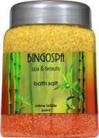 BINGOSPA - SPA & Beauty Bath Salt - Bath salt with the scent of Crème Brûlée - 850 g