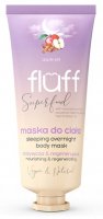 FLUFF - Superfood - Sleeping Overnight Body Mask - Regenerating and nourishing body mask - Apple pie - 150 ml