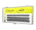 Clavier - Natural DU2O Double Volume - Kępki rzęs o podwójnej objętości - MIX - 8 mm, 10 mm, 12 mm - MIX - 8 mm, 10 mm, 12 mm