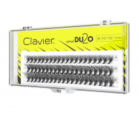 Clavier - Natural DU2O Double Volume - Kępki rzęs o podwójnej objętości - MIX - 8 mm, 10 mm, 12 mm - MIX - 8 mm, 10 mm, 12 mm