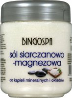 BINGOSPA - Salt And Magnesium Sulphate - Sól siarczanowo-magnezowa do kąpieli mineralnych i okładów -  600 g