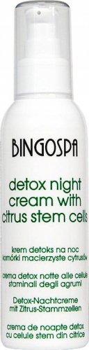 BINGOSPA - Detox NIght Cream - Detoxifying face cream with citrus stem cells - Night - 135 g