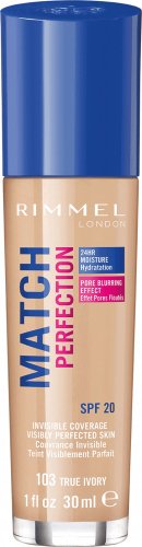 RIMMEL - MATCH PERFECTION FOUNDATION - 30 ml - 103 - TRUE IVORY