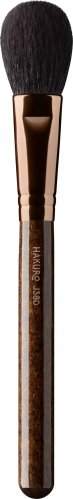 Hakuro - Brush for powder, highlighter, blush and bronzer - J380 (Brown handle)
