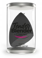 Clavier - Tender Blender - Skośnie ścięta gąbka do makijażu - Czarna