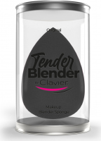 Clavier - Tender Blender - Gąbka do makijażu - Jajeczko - Czarna