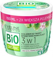 Eveline Cosmetics - BIO ORGANIC - Intensively moisturizing cica face cream (dry and sensitive skin) - 100 ml