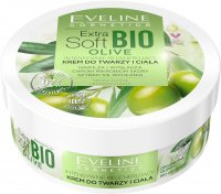 Eveline Cosmetics - Extra Soft Bio Olive - Intensively regenerating face and body cream - Dry and very dry skin - 200 ml