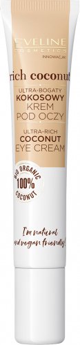 Eveline Cosmetics - Rich Coconut - Ultra Rich Coconut Eye Cream - Ultra bogaty kokosowy krem pod oczy - 20 ml