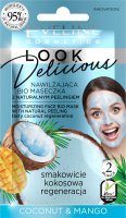 Eveline Cosmetics - Look Delicious - Nawilżająca Bio maseczka do twarzy + Naturalny scrub - Kokos & Mango - 10 ml