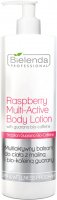 Bielenda Professional - Raspberry Multi-Active Body Lotion - Multiaktywny balsam do ciała z maliną BIO-Kofeiną z Guarany - 500 ml