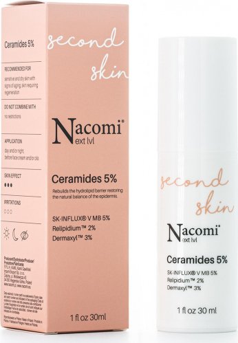 Nacomi Next Level - Ceramides 5% - Ceramide face serum with peptides - 30 ml
