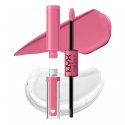 NYX Professional Makeup - SHINE LOUD HIGH PIGMENT LIP SHINE - Liquid, double-sided lipstick - 6.8 ml - TROPHY LIFE - TROPHY LIFE