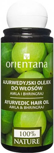 ORIENTANA - AYURVEDIC HAIR OIL - AMLA & BHRINGRAJ - Ajurwedyjski olejek do włosów - 105 ml