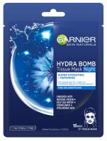 GARNIER - HYDRA BOMB Tissue Mask Night - Super Hydrating + Repairing - Nawilżająca maska do skóry zmęczonej na noc