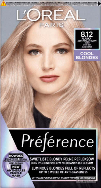 L'Oréal - Préférence - Permanent Haircolor  ALASKA - Hair dye -  Permanent coloring - Light Ash Beige Blonde