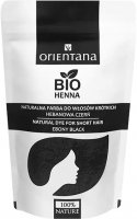 ORIENTANA - BIO HENNA - 100% Natural hair dye for short hair - EBONY BLACK - 50 g