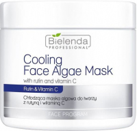 Bielenda Professional - Cooling Face Algae Mask - Chłodząca maska algowa do twarzy z rutyną i witaminą C - 190 g