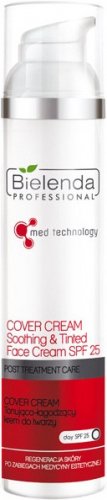 Bielenda Professional - Med Technology -  Cover Cream Soothing & Tinted Face Cream - Toning and soothing face cream - SPF 25 - 100 ml