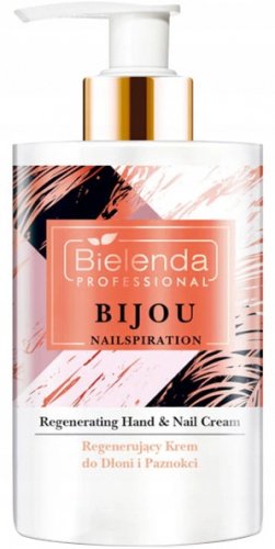 Bielenda Professional - BIJOU NAILSPIRATION - Regenerating Hand & Nail Cream - Regenerating hand and nail cream - 300 ml
