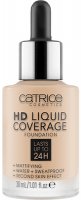 Catrice - HD LIQUID COVERAGE FOUNDATION - Wodoodporny podkład kryjący do twarzy - 30 ml